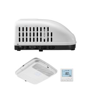 RV Air Conditioner, 15000 BTU Non-Ducted Rooftop RV AC Unit, 65 dB Quiet Design, Including Air Distribution Box