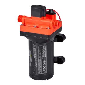 RV Water Pump, 12V DC 5 GPM (18.9 L/min), 4-Chamber Self-Priming Diaphragm Water Pump with Automatic Pressure Switch, 70 PSI Max Pressure