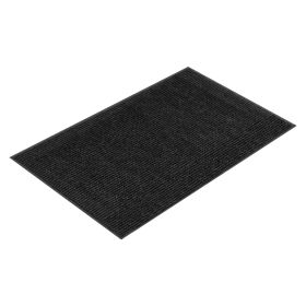 Front Door Mat, 8 x 4 ft Commercial Floor Mat for Indoor and Outdoor, Stylish Striped Industrial Carpet with PVC Backing