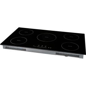 Electric Cooktop, 5 Burners, 36'' Induction Stove Top, Built-in Magnetic Cooktop 9200W, 9 Heating Level Multifunctional Burner